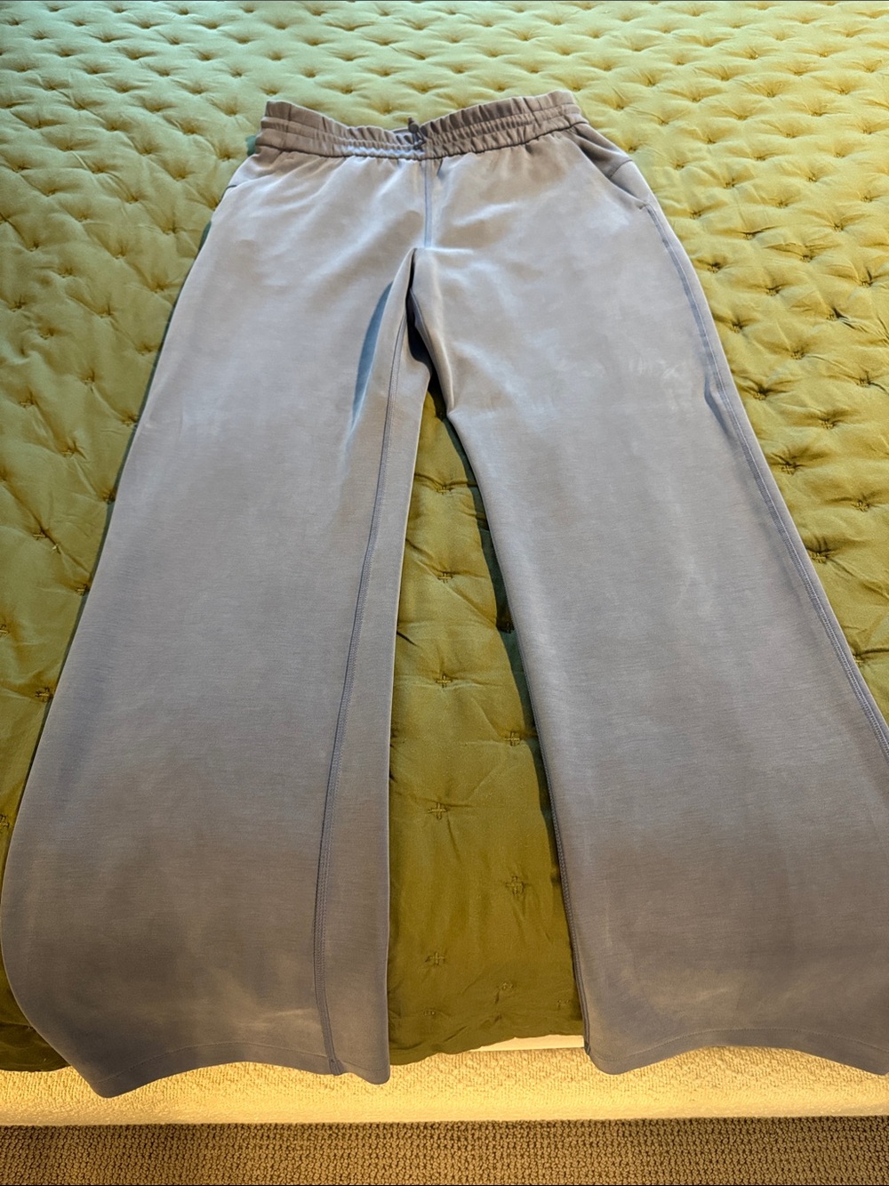 lululemon athletica Light Blue Wide-Leg Lounge Pants